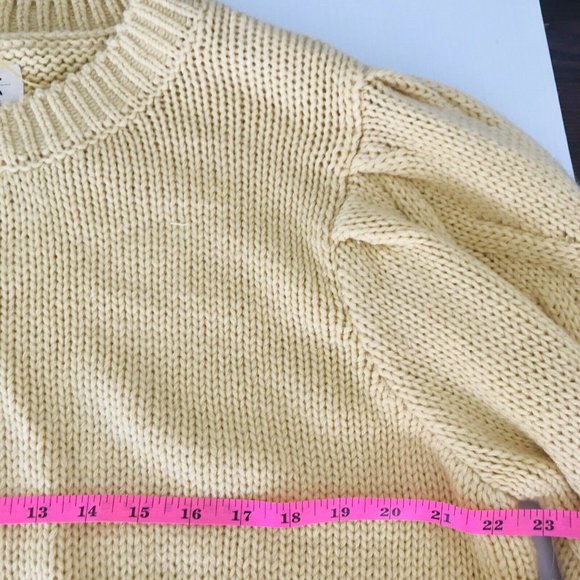 Billabong BNWT Honey Dew Sweater Chunky Knit Banana Women's Jumper Size XL - Picture 10 of 11